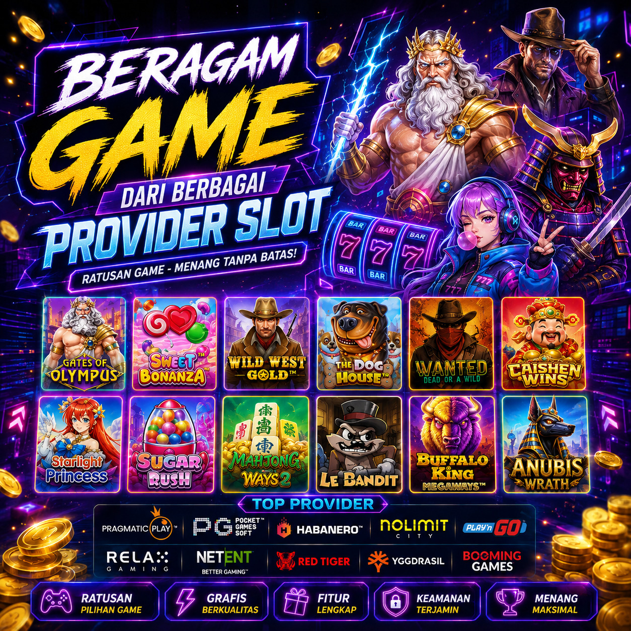 Koleksi Game Favorit dari AdvantPlay yang Menawarkan Pengalaman Hiburan Digital Modern